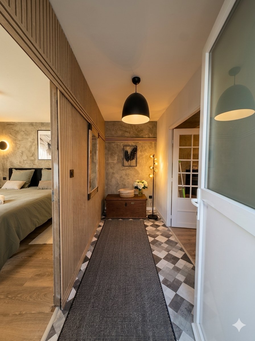 Entrée — Couloir signature — Le Schwendi Colmar