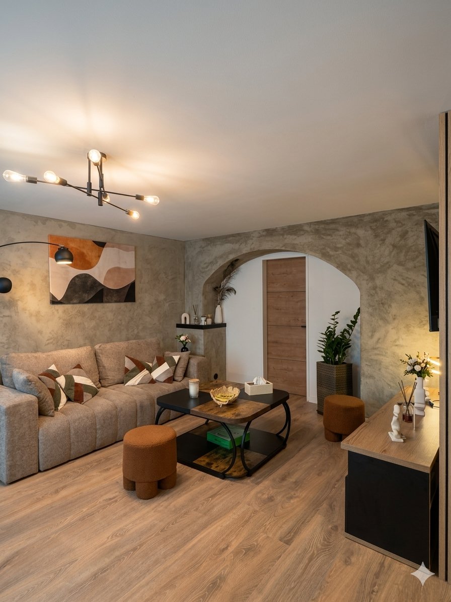 Salon — Vue grand angle — Le Schwendi Colmar